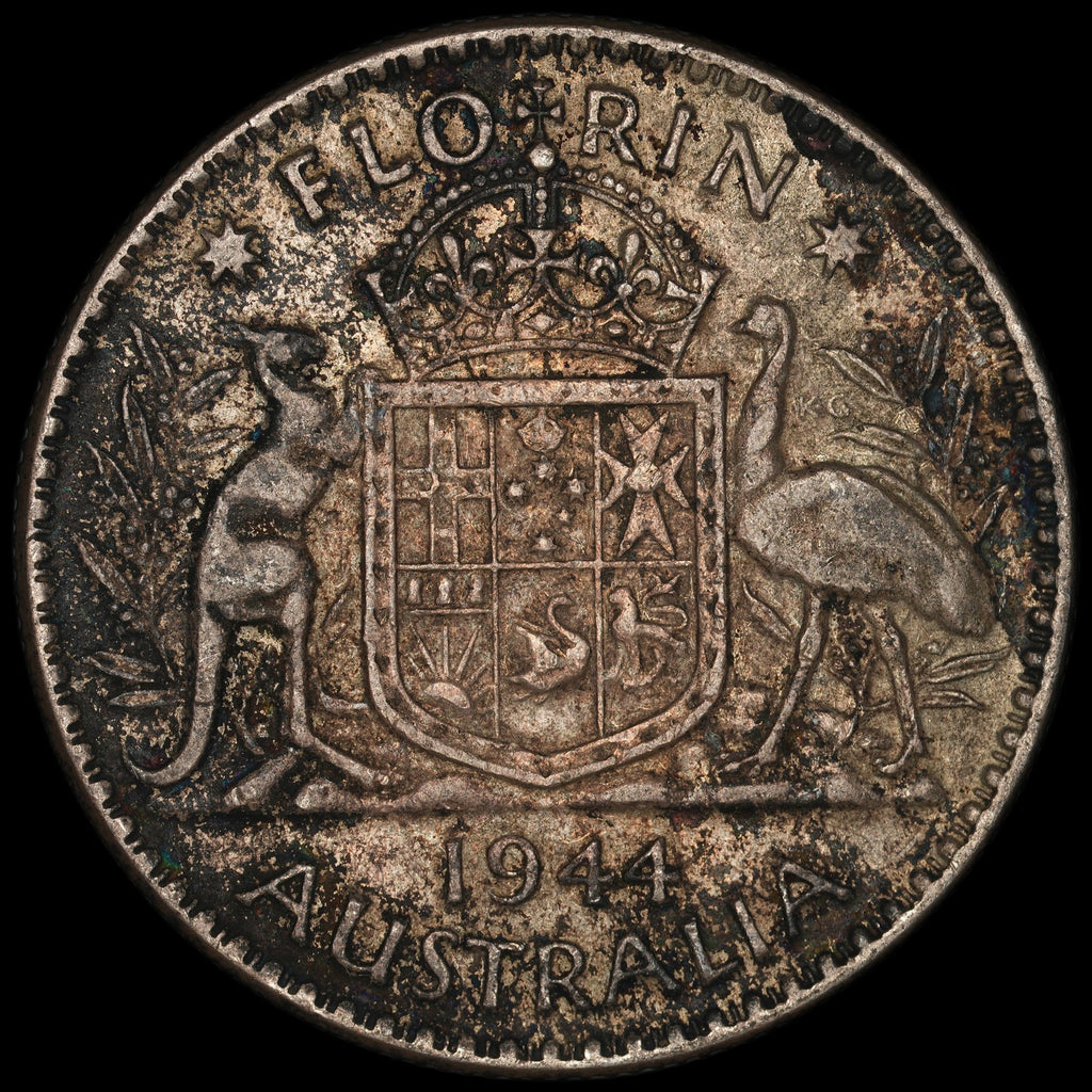 Australia - 1 Florin - 1944 - KM#40 - Silver .925 - 0.336 ASW