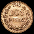 Mexico - 2 Pesos - 1945 Mo - Gold .900 - Item #005