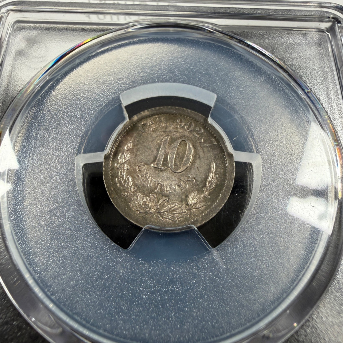 Mexico - 10 Centavos - 1890 Ca M - PCGS MS 64 - Chihuahua Mint - Top Pop 1/0