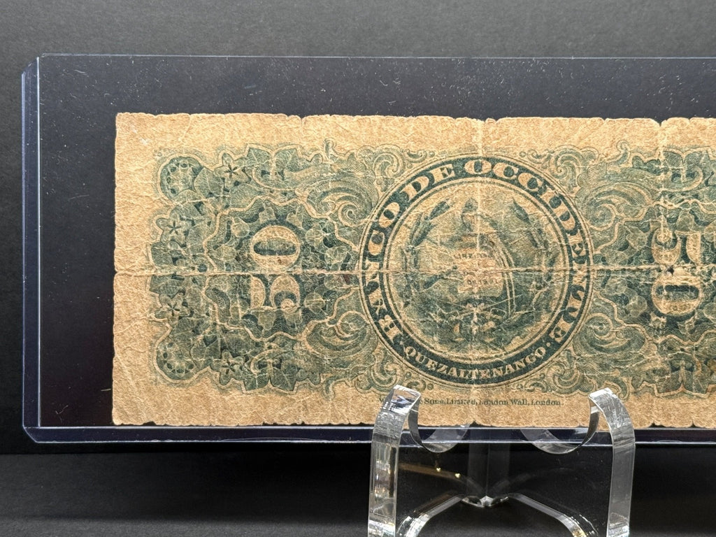 Guatemala - 50 Centavos - 15 Agosto 1900 - Banco Occidente Quezaltenango