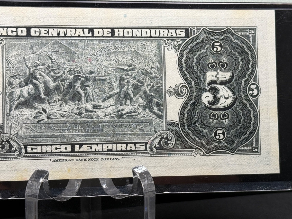Honduras - 5 Lempiras - 13-X-1972 PMG 64