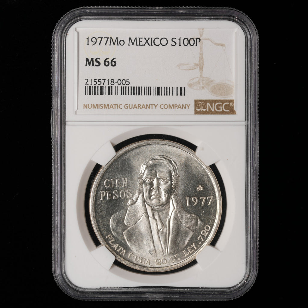 Mexico - 100 Pesos - 1977 Mo - NGC MS 66 (005)
