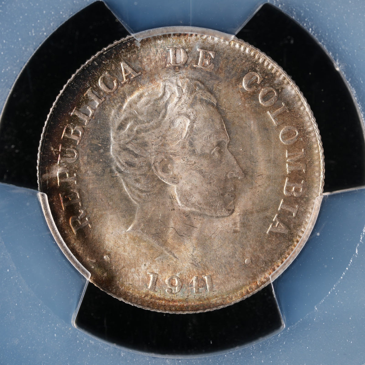 Colombia - 20 Centavos - 1941 - PCGS MS 65 - Top Pop 3/0