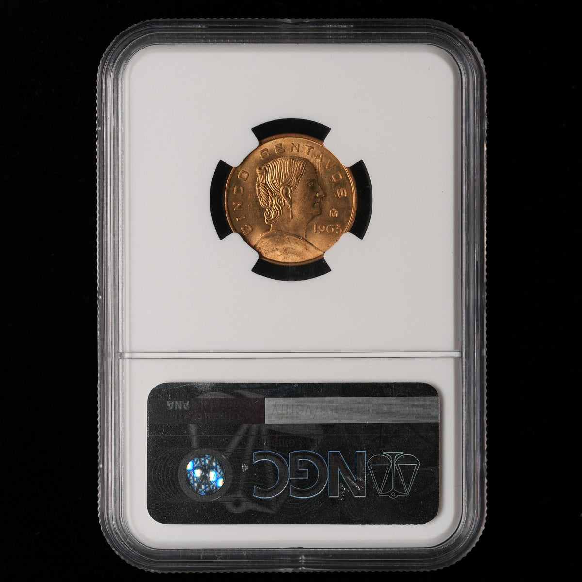 Mexico - 5 Centavos - 1954 - NGC BU (317)