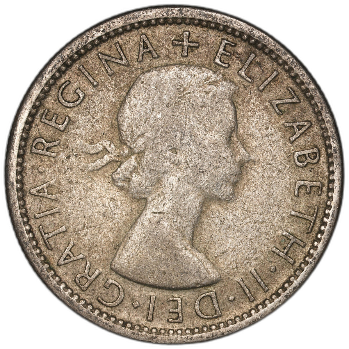 Australia - 1 Florin - 1953 - KM#54 - Silver .500 - 0.182 ASW