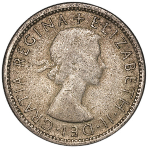 Australia - 1 Florin - 1953 - KM#54 - Silver .500 - 0.182 ASW