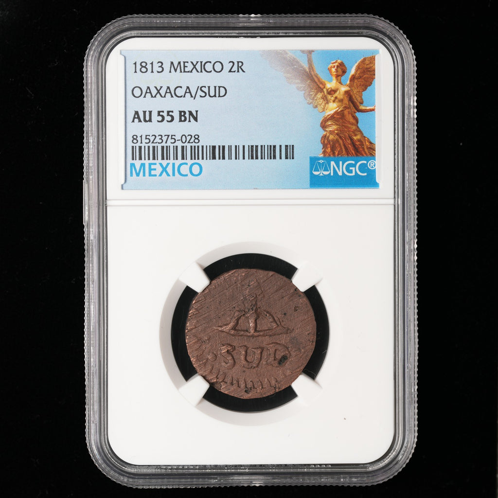 Mexico - 2 Reales - 1813 - NGC AU 55 BN (028)
