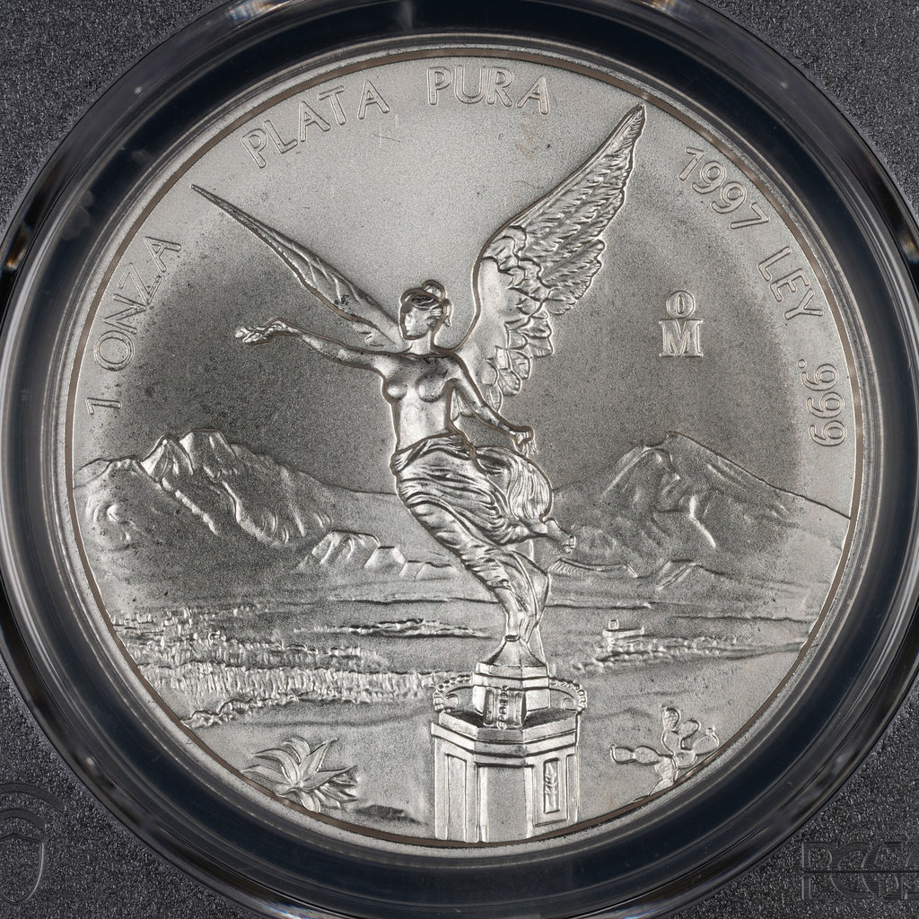 Mexican Silver Libertad - 1 Onza - 1997 - PCGS MS 69 (774) - KEY DATE