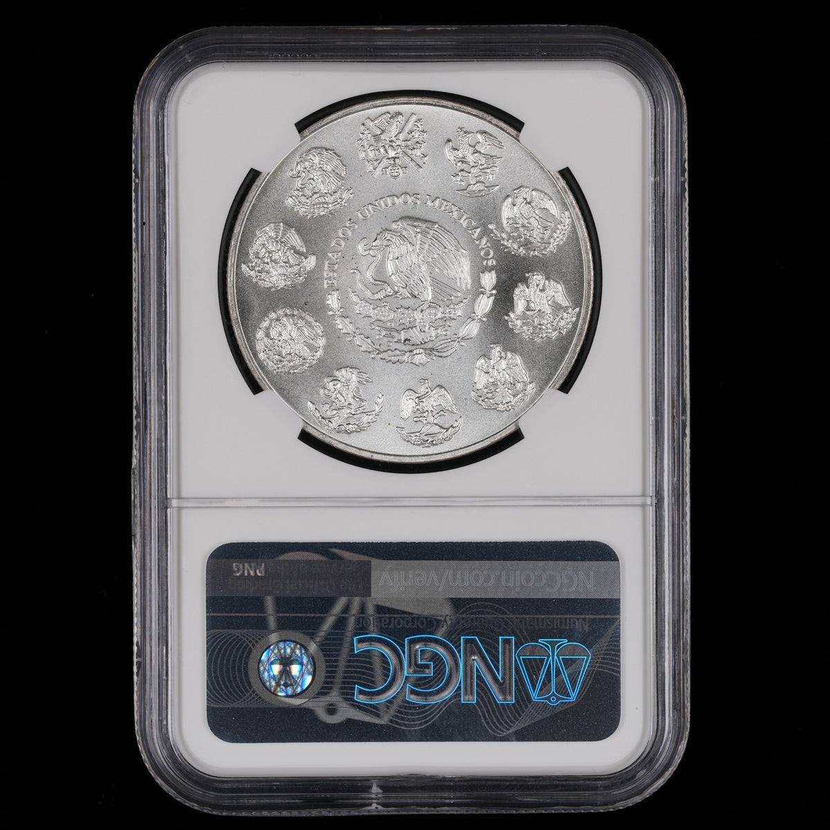 Mexican Silver Libertad - 1 Onza - 2007 - NGC MS 68 (014) - KEY DATE