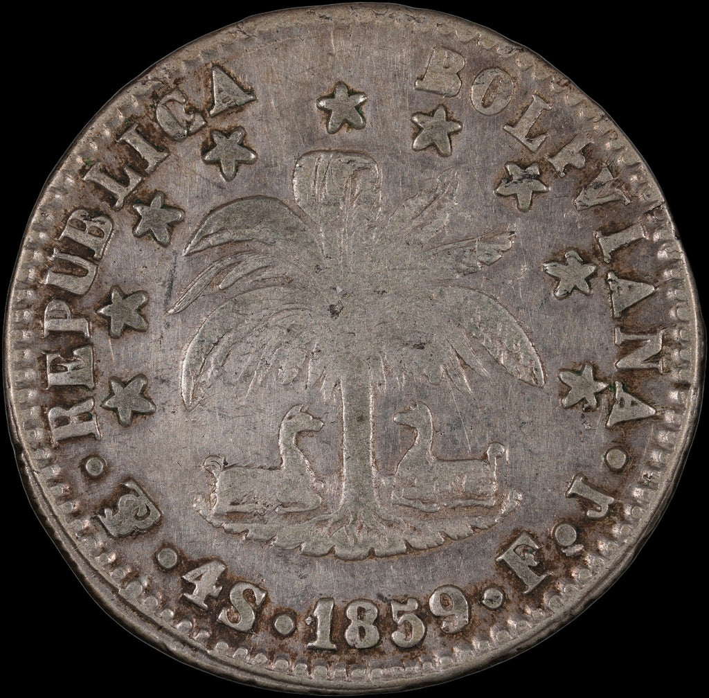 Bolivia - 4 Soles - 1859 (PTS FJ)