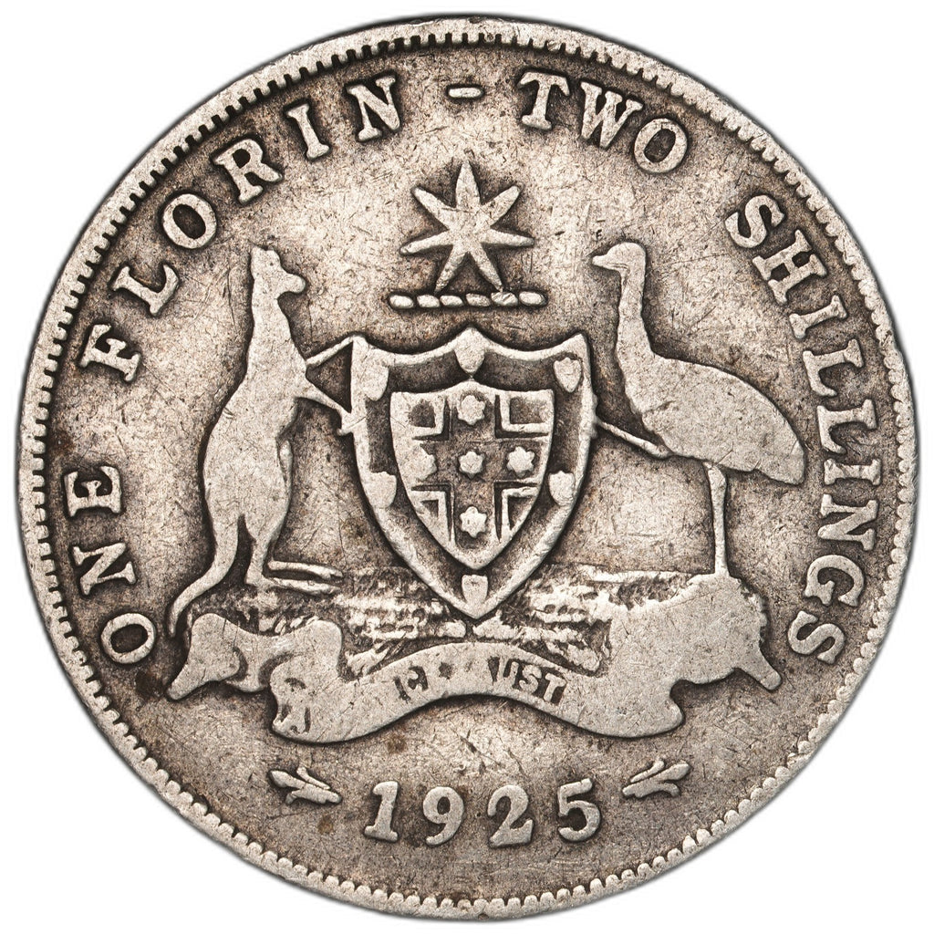 Australia - 2 Shillings - 1925 - KM#27 - Silver .925 - 0.336 ASW