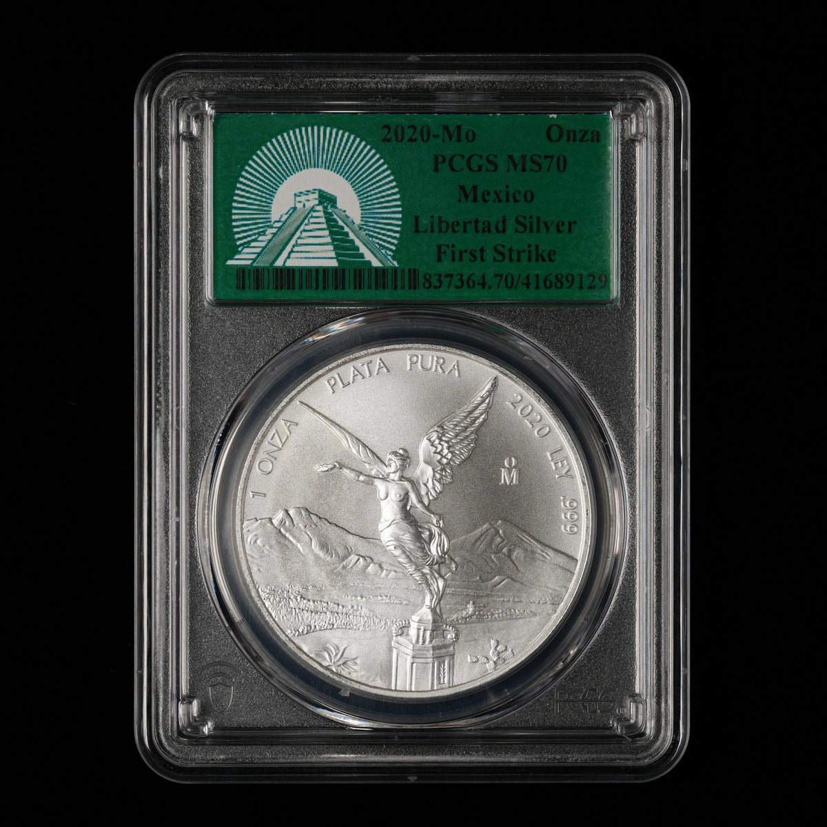 2020 Mo 1 Oz Mexican Silver Libertad PCGS MS 70 (129)