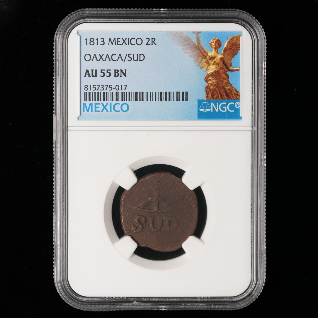 Mexico - 2 Reales - 1813 - NGC AU 55 BN (017)