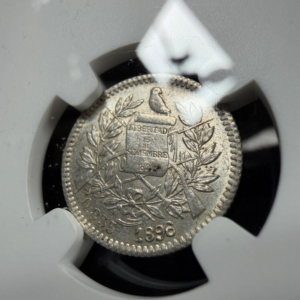 Guatemala - 1/2 Real - 1896 - NGC MS 61