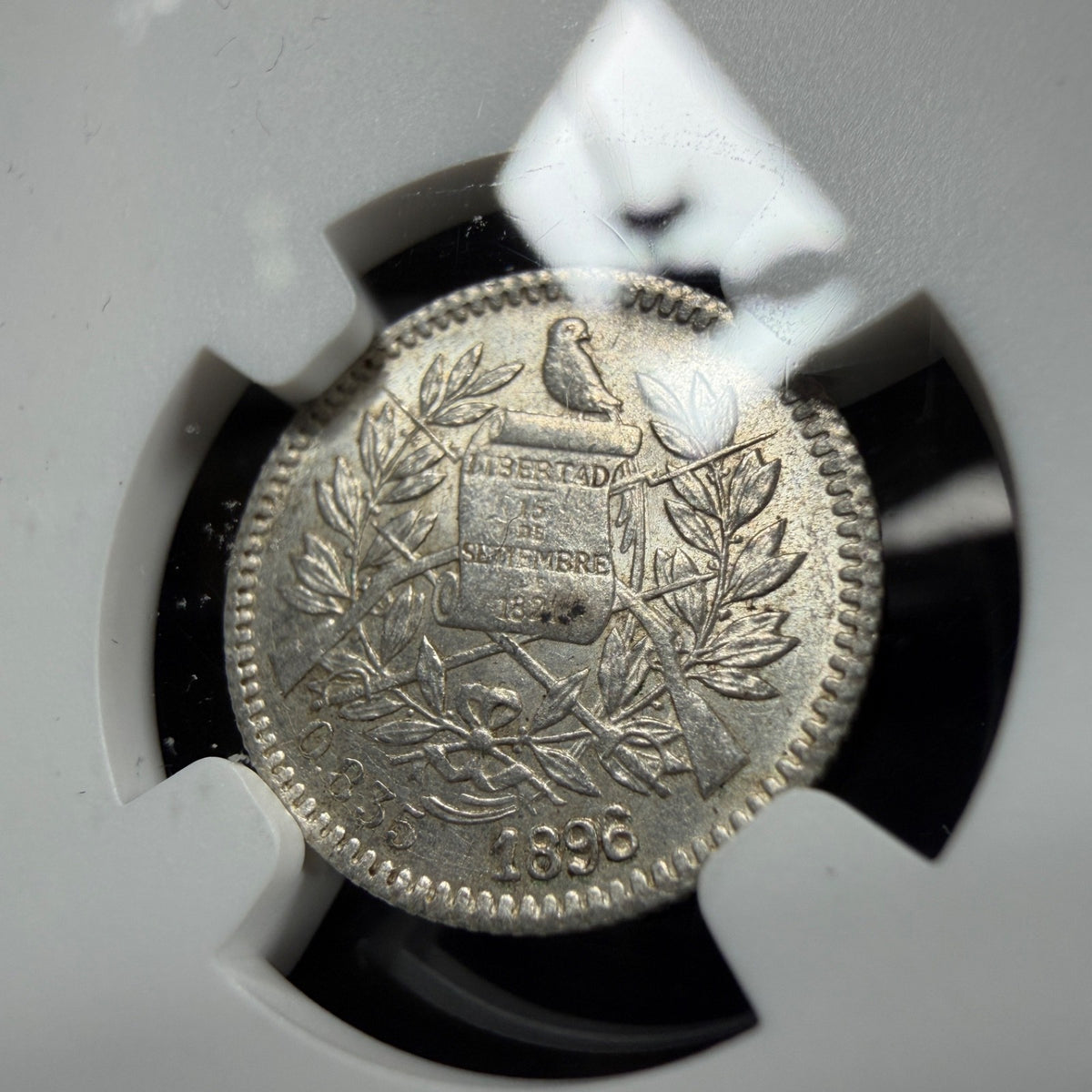 Guatemala - 1/2 Real - 1896 - NGC MS 61