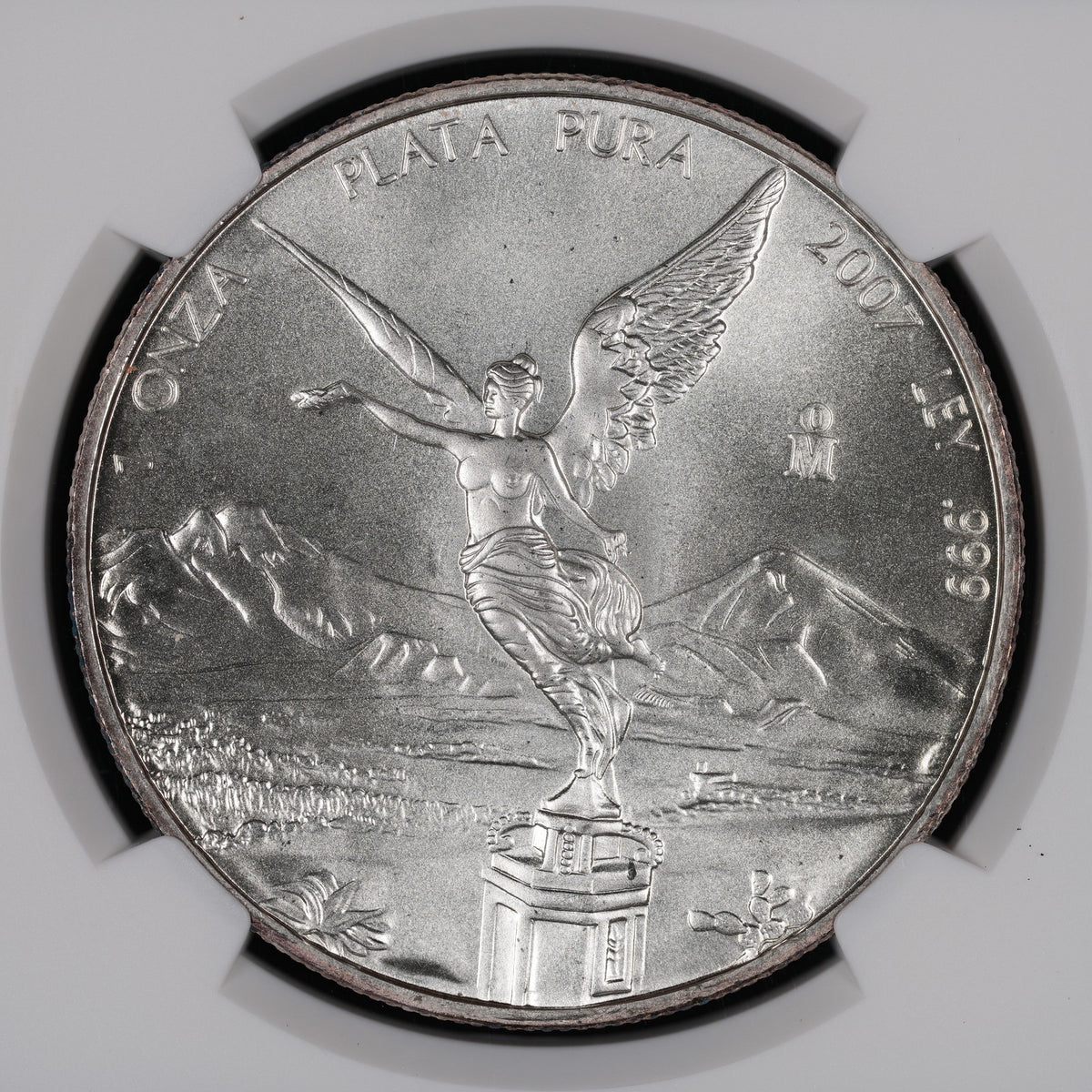 Mexican Silver Libertad - 1 Onza - 2007 - NGC MS 68 (014) - KEY DATE
