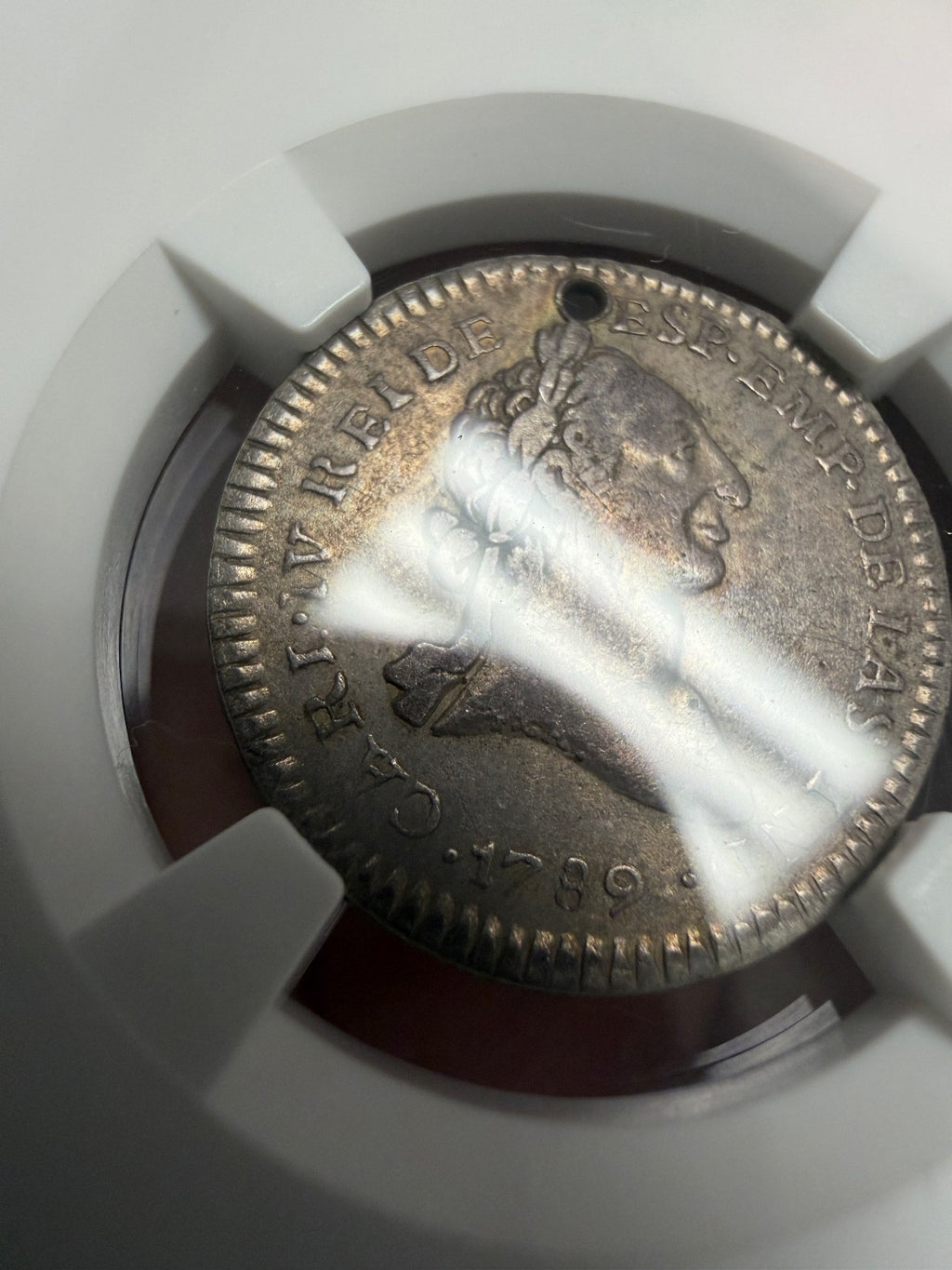 El Salvador - 1 Real "Module" - 1789 Carolus IV Proclamation Medal - RRRR