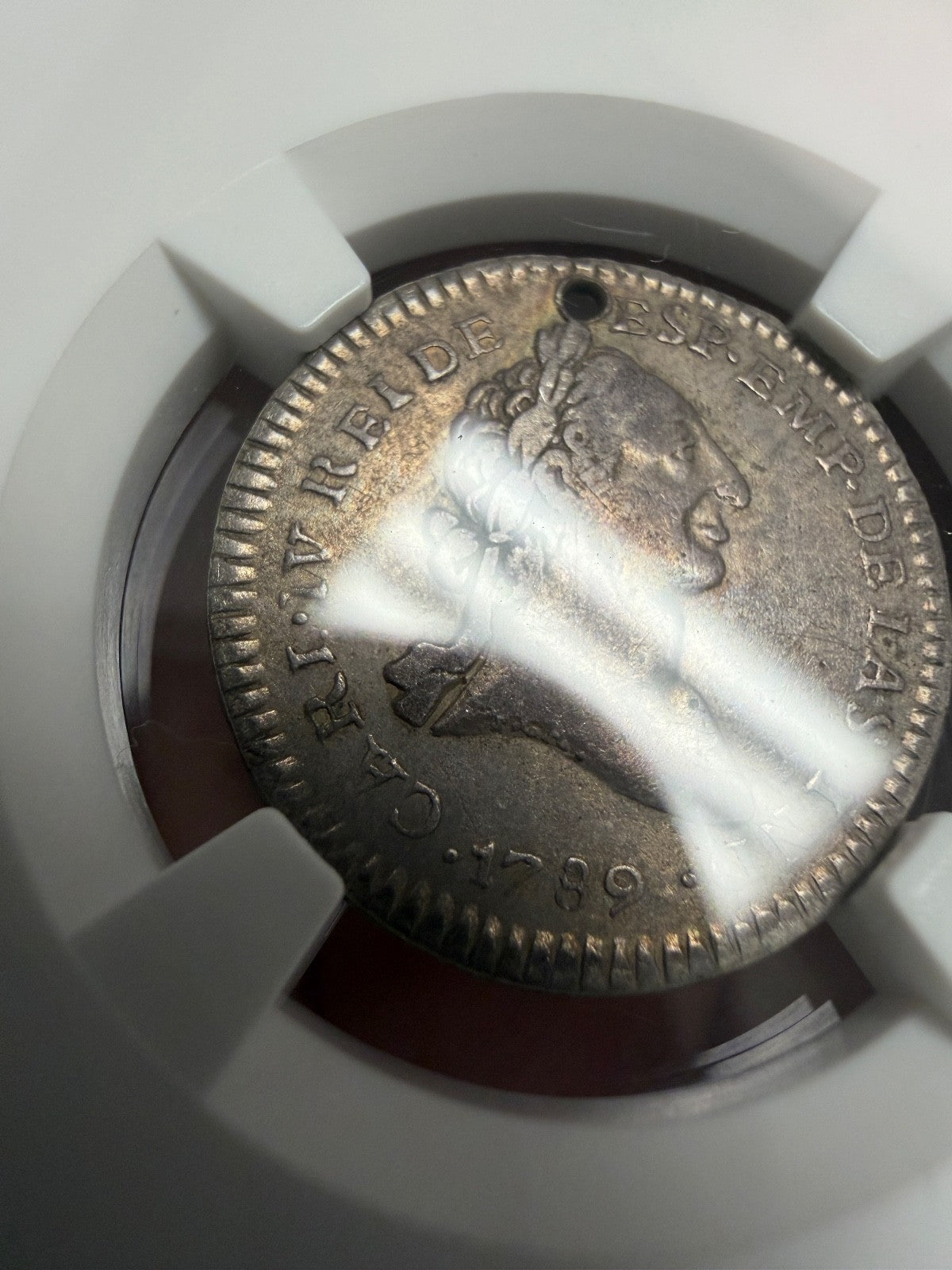 El Salvador - 1 Real "Module" - 1789 Carolus IV Proclamation Medal - RRRR
