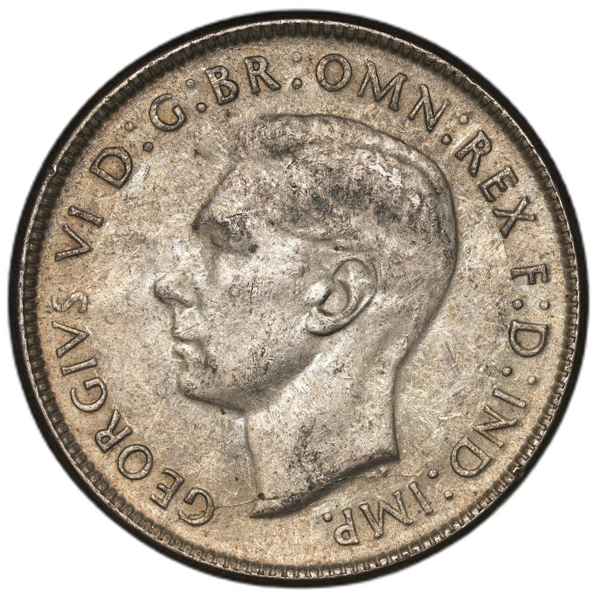Australia - 1 Florin - 1946 - KM#40a - Silver .500 - 0.182 ASW