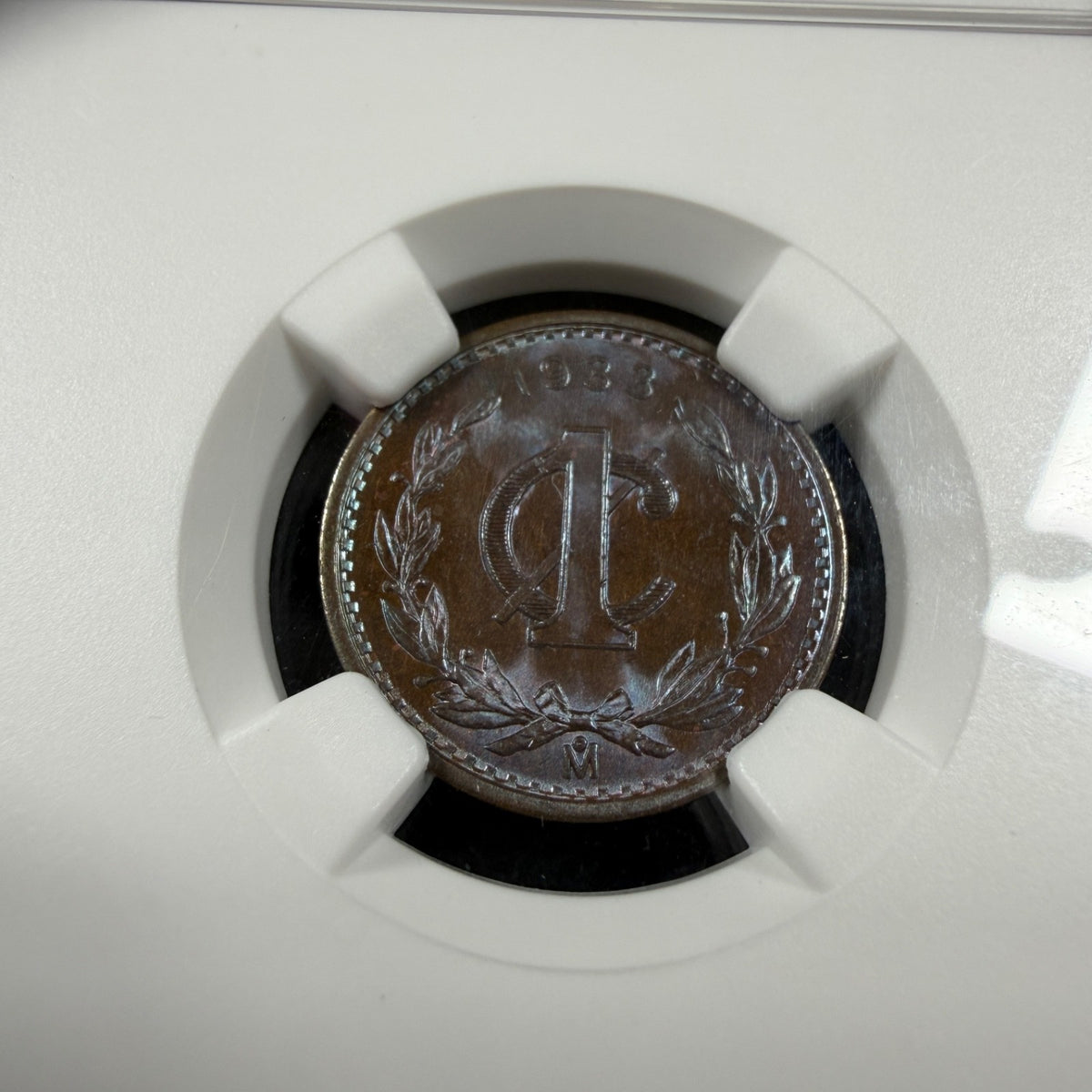 Mexico - 1 Centavo - 1933 Mo NGC MS 66 BN Top Pop 2/0 Toned!