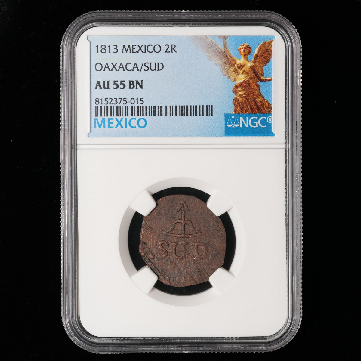 Mexico - 2 Reales - 1813 - NGC AU 55 BN (015)