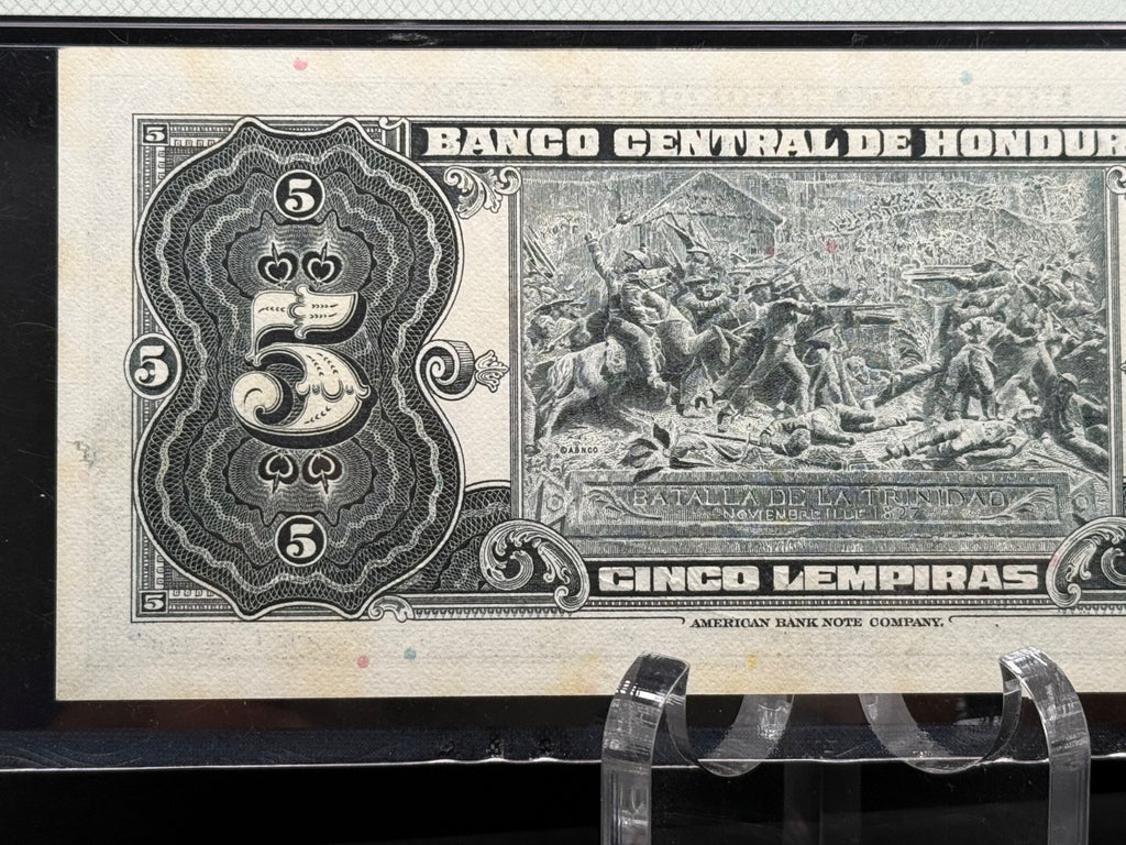 Honduras - 5 Lempiras - 13-X-1972 PMG 64