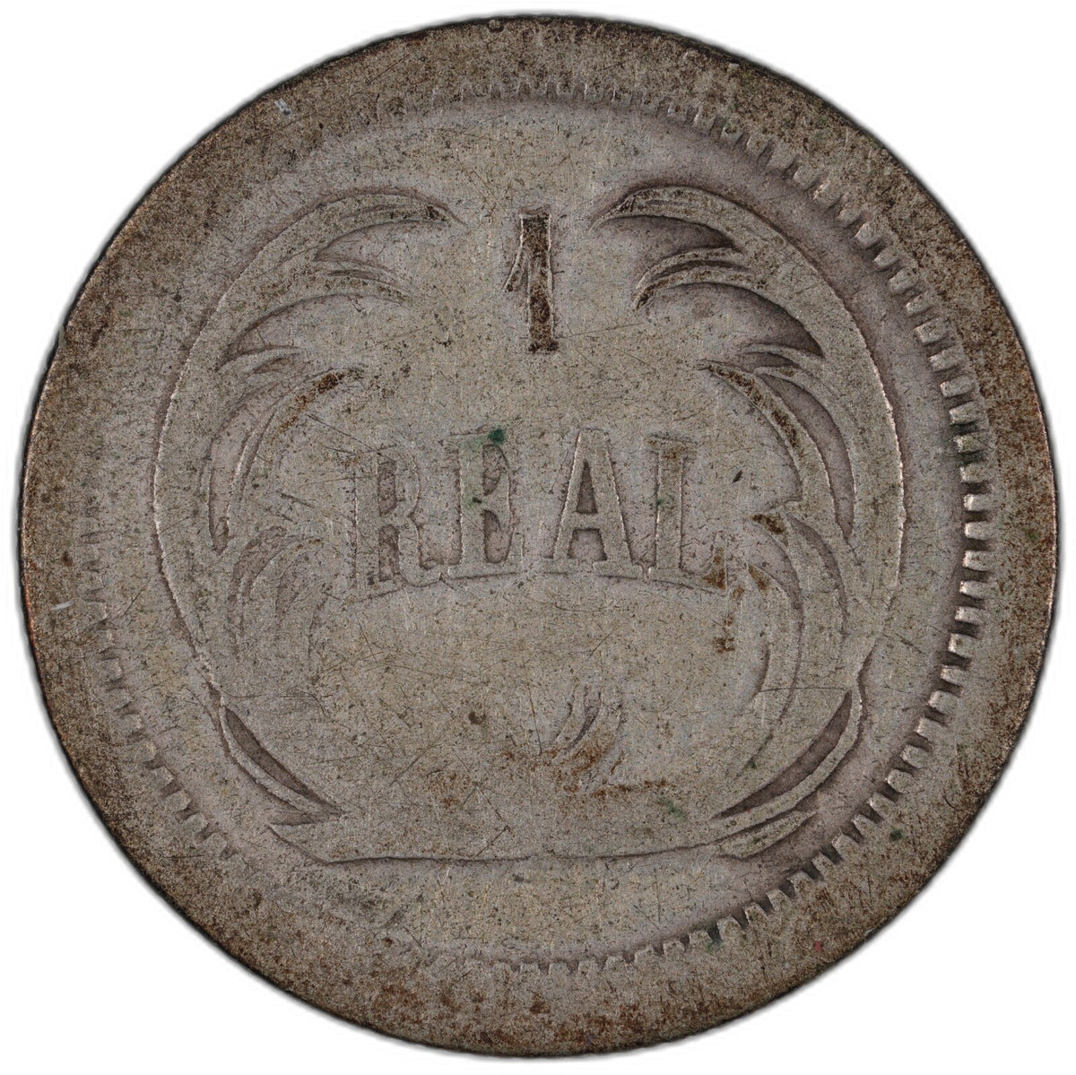 Guatemala - 1 Real - 1878 Silver .900