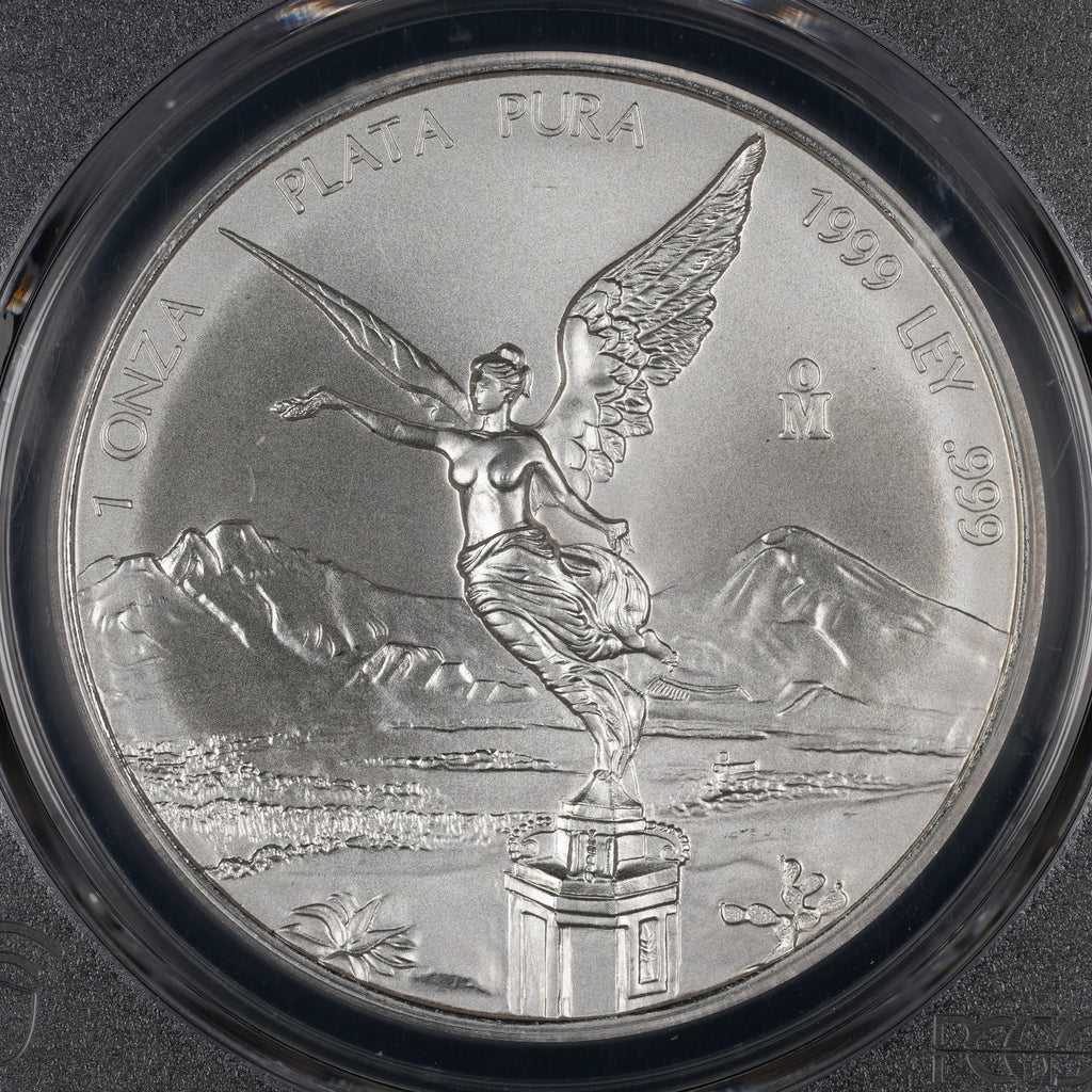 Mexican Silver Libertad - 1 Onza - 1999 - PCGS MS 67 (296) - KEY DATE
