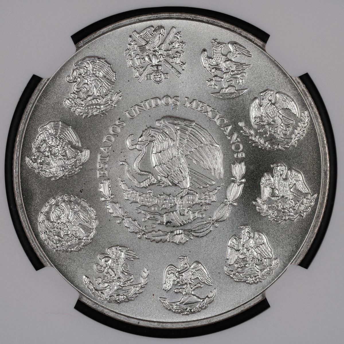 Mexican Silver Libertad - 1 Onza - 2007 - NGC MS 68 (014) - KEY DATE