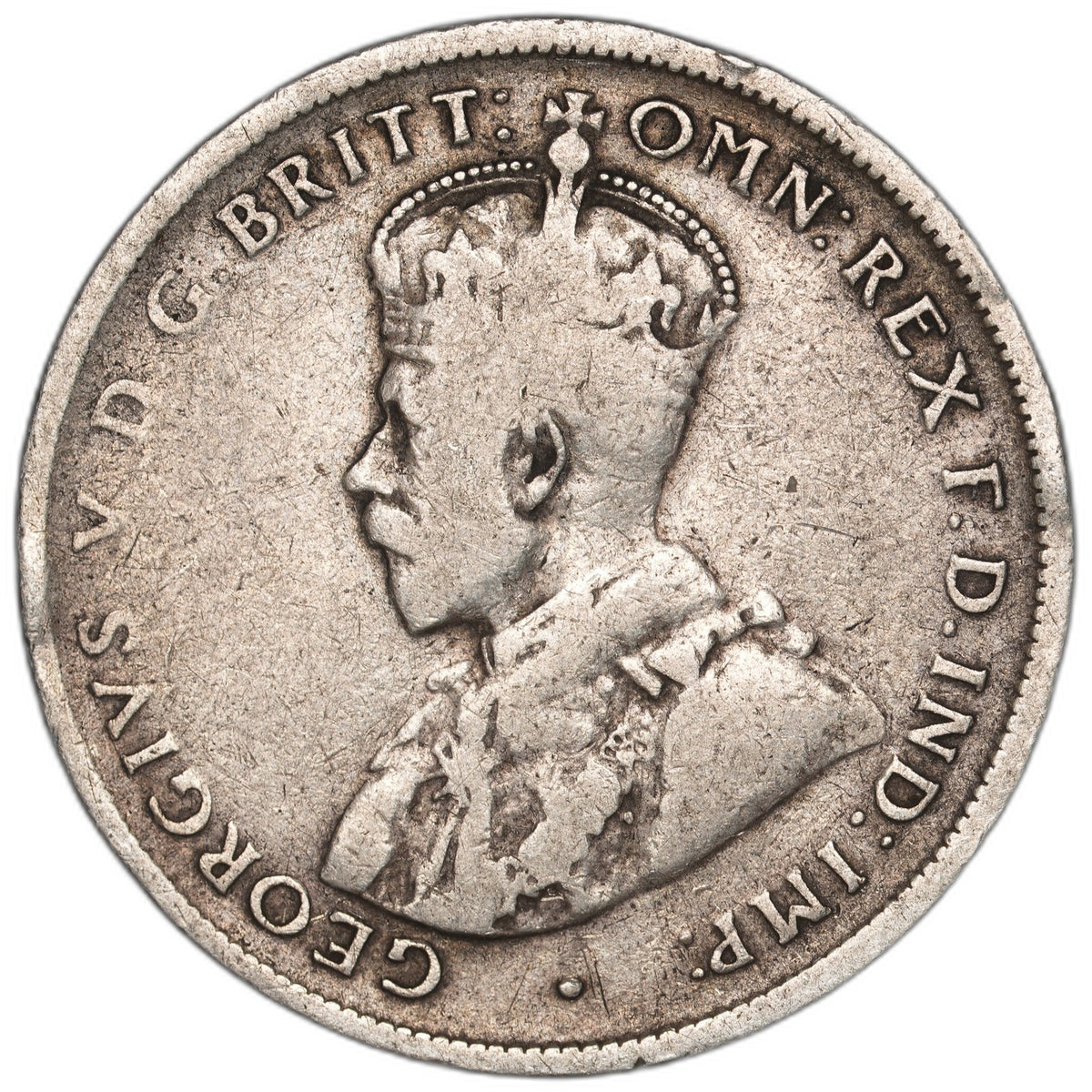 Australia - 2 Shillings - 1925 - KM#27 - Silver .925 - 0.336 ASW