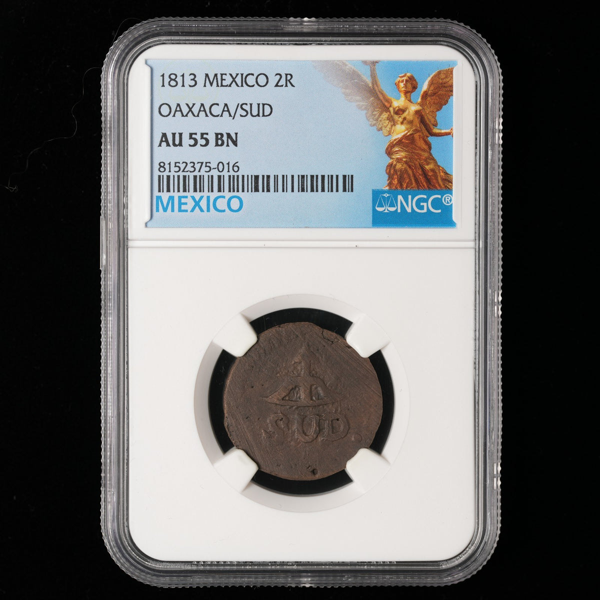 Mexico - 2 Reales - 1813 - NGC AU 55 BN (016)