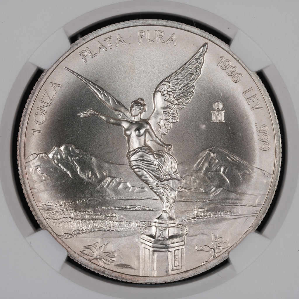 Mexican Silver Libertad - 1 Onza - 1996 - NGC MS 68 (006)