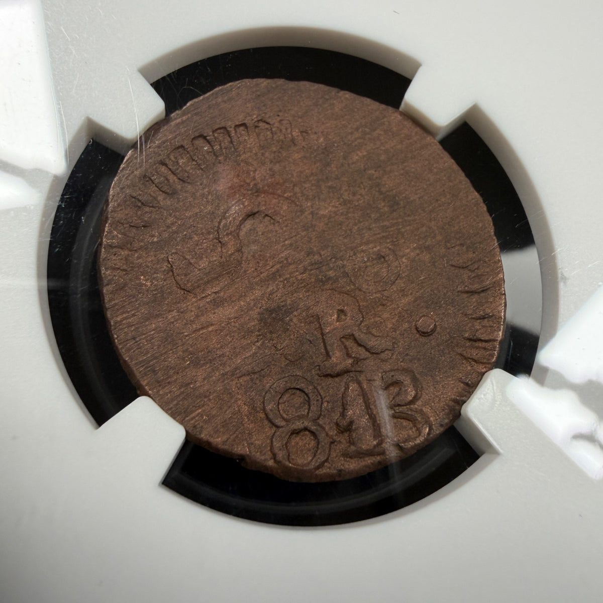Mexico - 2 Reales - 1813 Oaxaca/SUD - NGC AU 58 BN - Insurgent Coinage