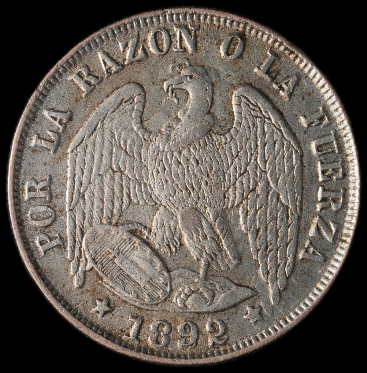 Chile - 1/2 Decimo - 1892