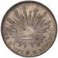 Mexico - 8 Reales - 1892 Zs FZ - KM#377.13 - Silver .903 - 0.786 ASW