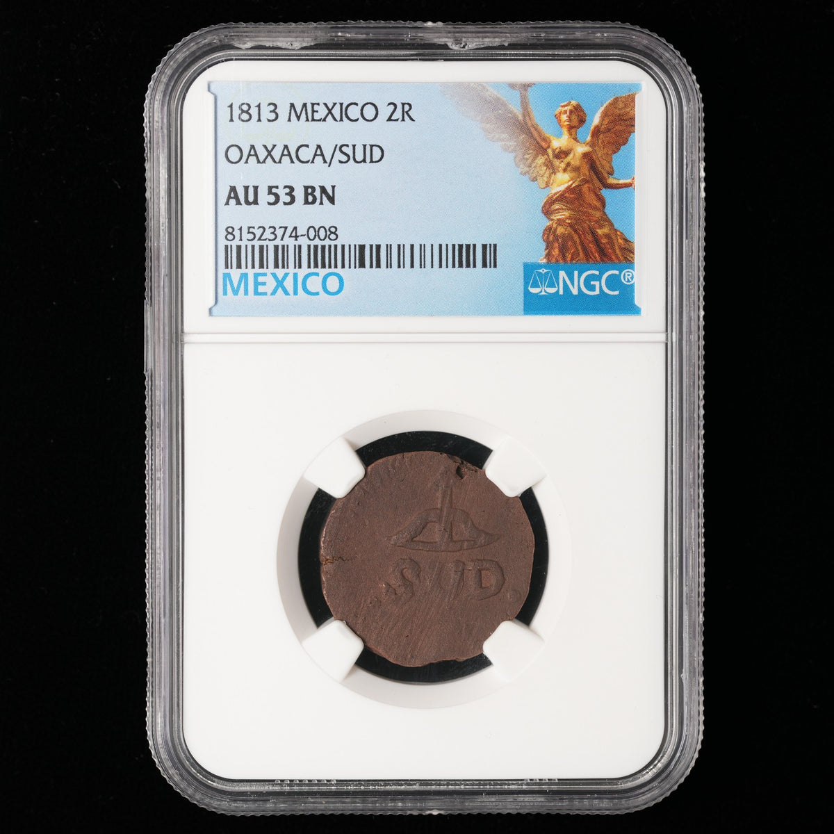 Mexico - 2 Reales - 1813 - NGC AU 53 BN (008)