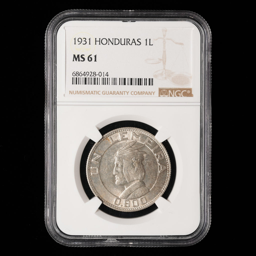 Honduras - 1 Lempira - 1931 - NGC MS 61