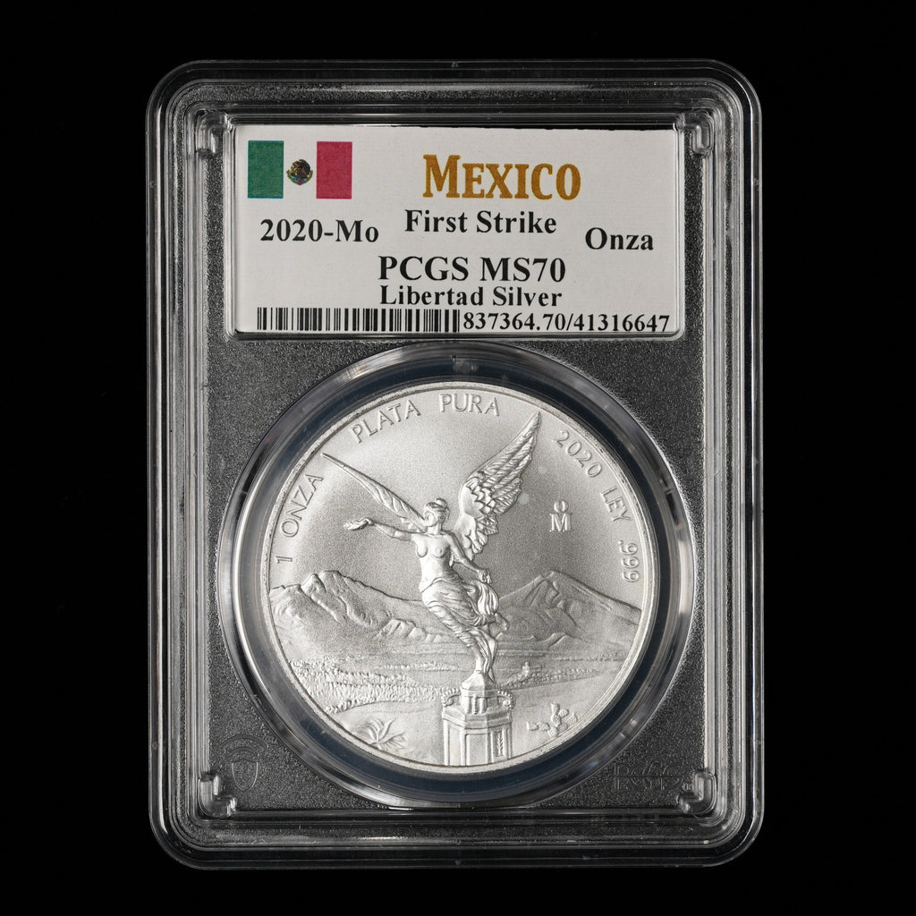 2020 Mo 1 Oz Mexican Silver Libertad PCGS MS 70 (647)