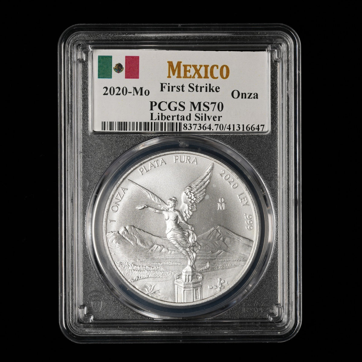 2020 Mo 1 Oz Mexican Silver Libertad PCGS MS 70 (647)