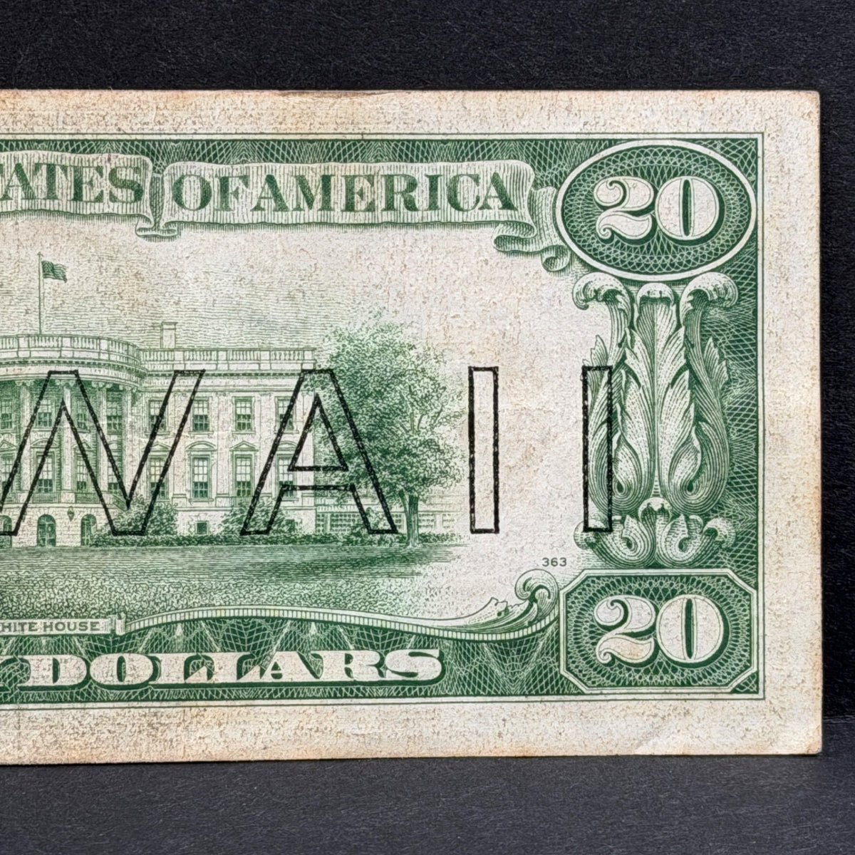 1934A $20 Hawaii Overprint Circulated Note FR#2305
