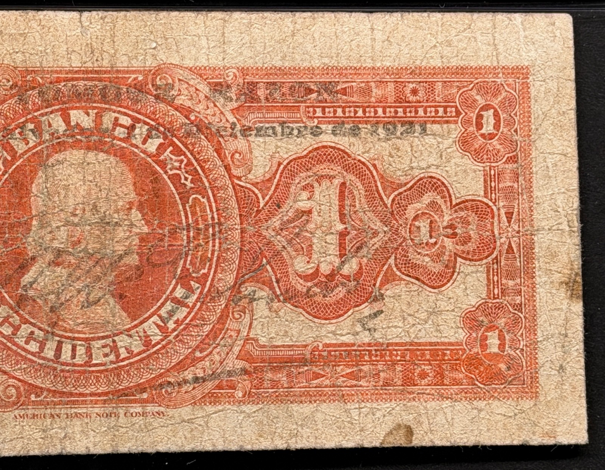 El Salvador - 1 Colon - 1 Mayo 1920 - Banco Occidental - PMG F15