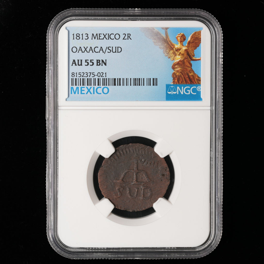 Mexico - 2 Reales - 1813 - NGC AU 55 BN (021)