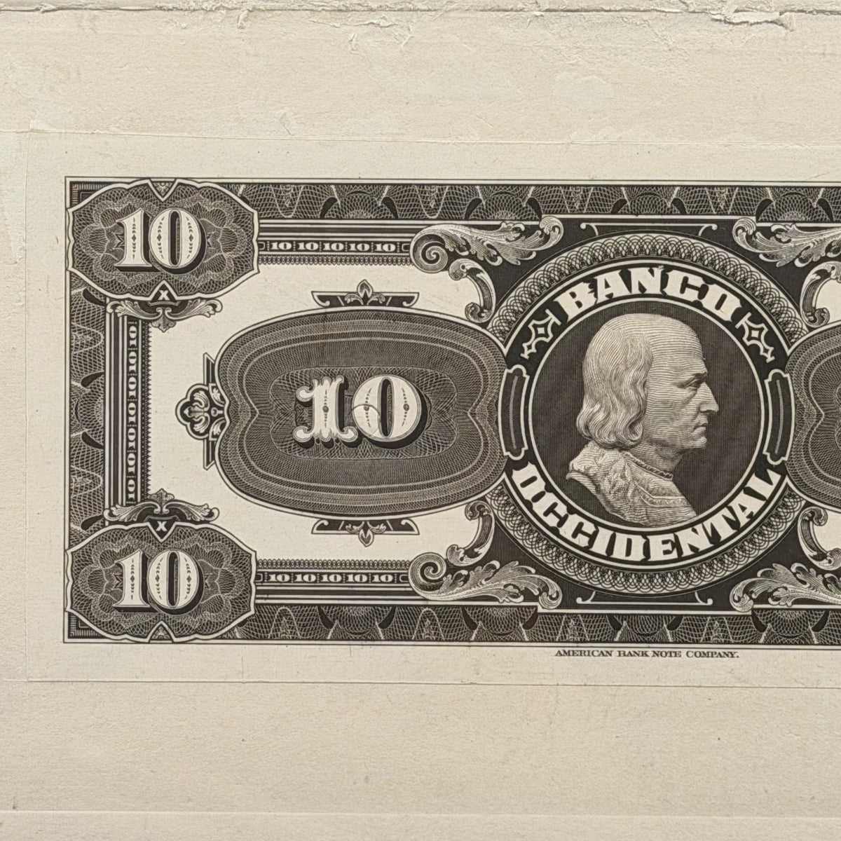 El Salvador - 10 Colones - Banco Occidental - S196bp - Proof - PMG 64 EPQ