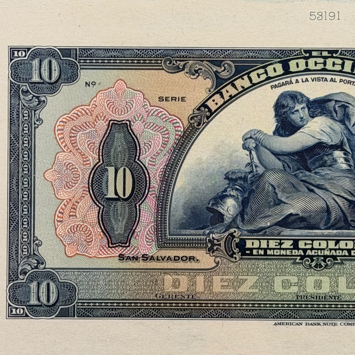 El Salvador - 10 Colones - Banco Occidental - S196fp - Proof - PMG 67 EPQ