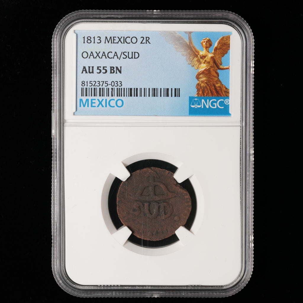 Mexico - 2 Reales - 1813 - NGC AU 55 BN (033)