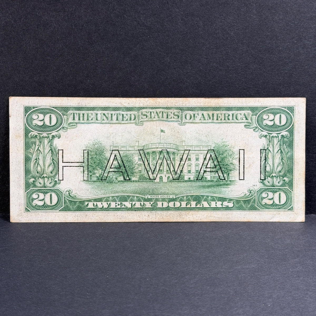 1934A $20 Hawaii Overprint Circulated Note FR#2305