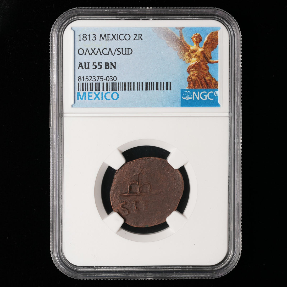 Mexico - 2 Reales - 1813 - NGC AU 55 BN (030)