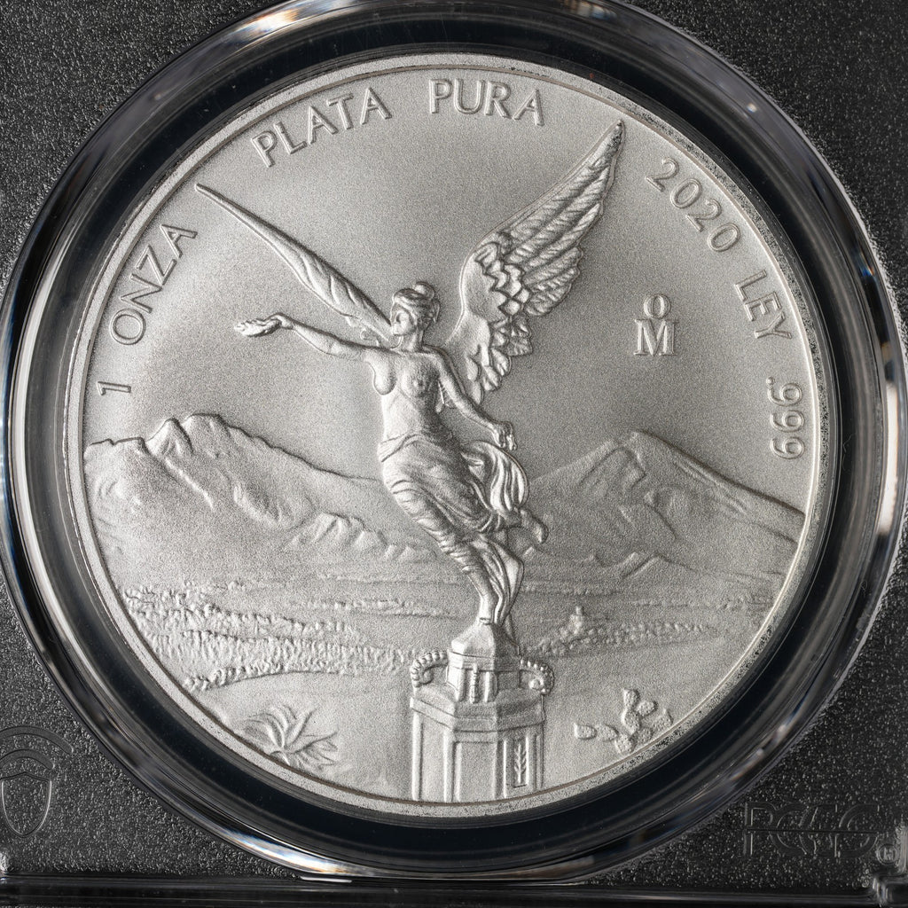 2020 Mo 1 Oz Mexican Silver Libertad PCGS MS 70 (185)