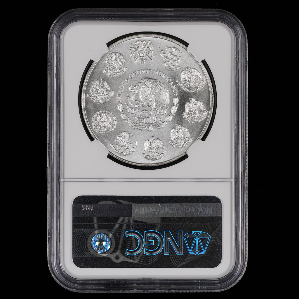 Mexican Silver Libertad - 1 Onza - 2007 - NGC MS 68 (044) - KEY DATE