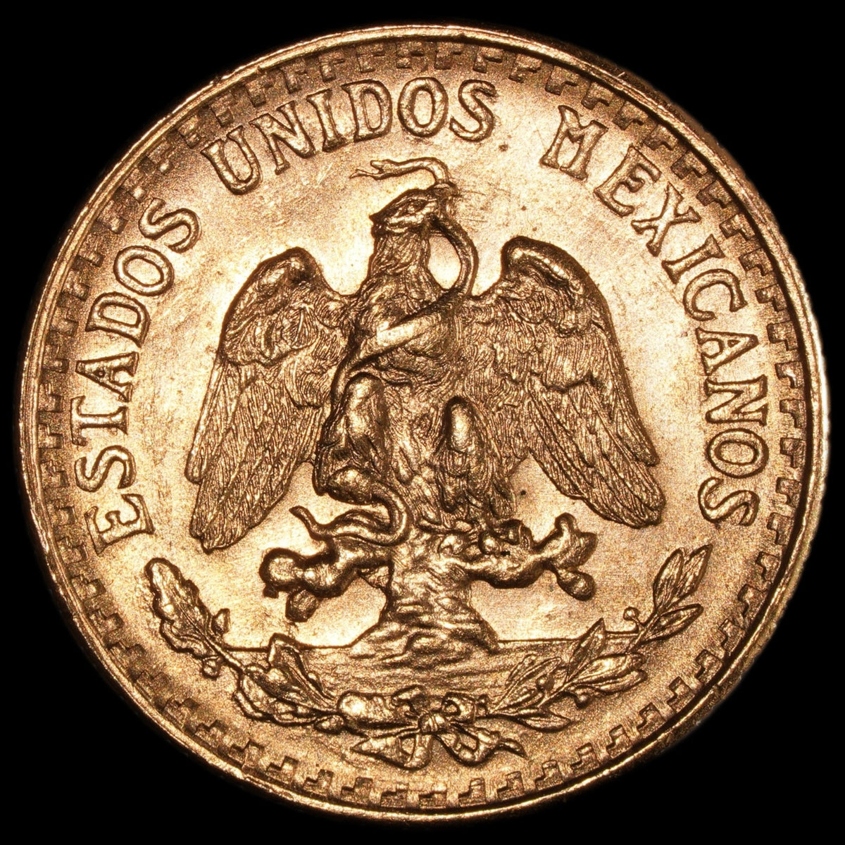 Mexico - 2 Pesos - 1945 Mo - Gold .900 - Item #004